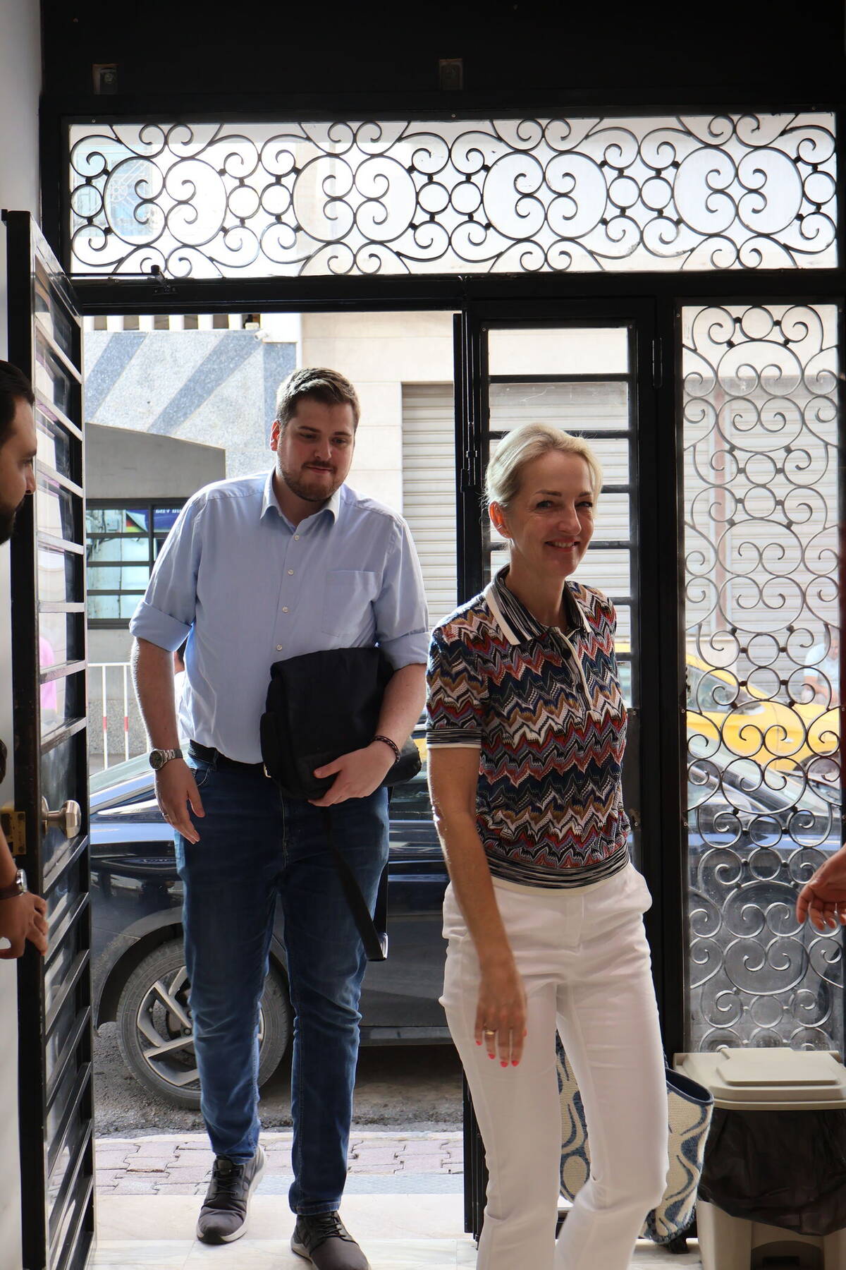 Teilnehmer und Kandidat:innen beim Empfang der Karray Recruiting Days